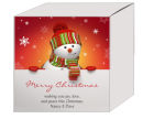 Snowman Top Christmas Gift Box Medium